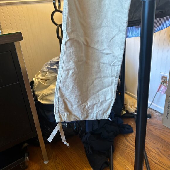 Vintage 90s Calvin Klein Linen Pants Size 6 - Picture 2 of 7